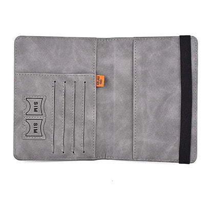Luxury Leather Passport Elegant Cover Travel Passport Wallet Holder Document Organizer Case Men and Women Accessories
