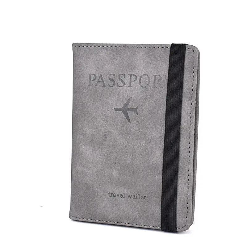 Luxury Leather Passport Elegant Cover Travel Passport Wallet Holder Document Organizer Case Men and Women Accessories