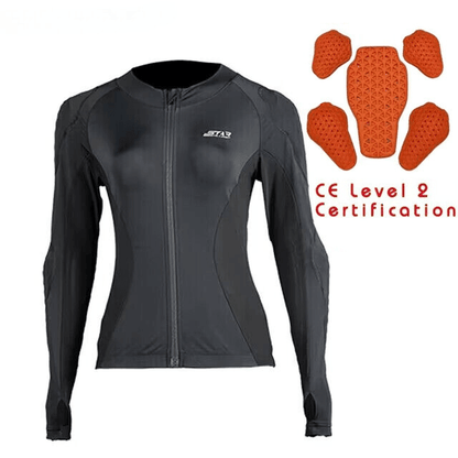 Star Field Knight Slim Fit Motorcycle Armor Jacket for Women
